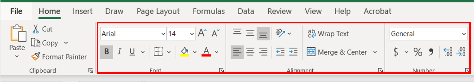 Basic cell formatting in excel