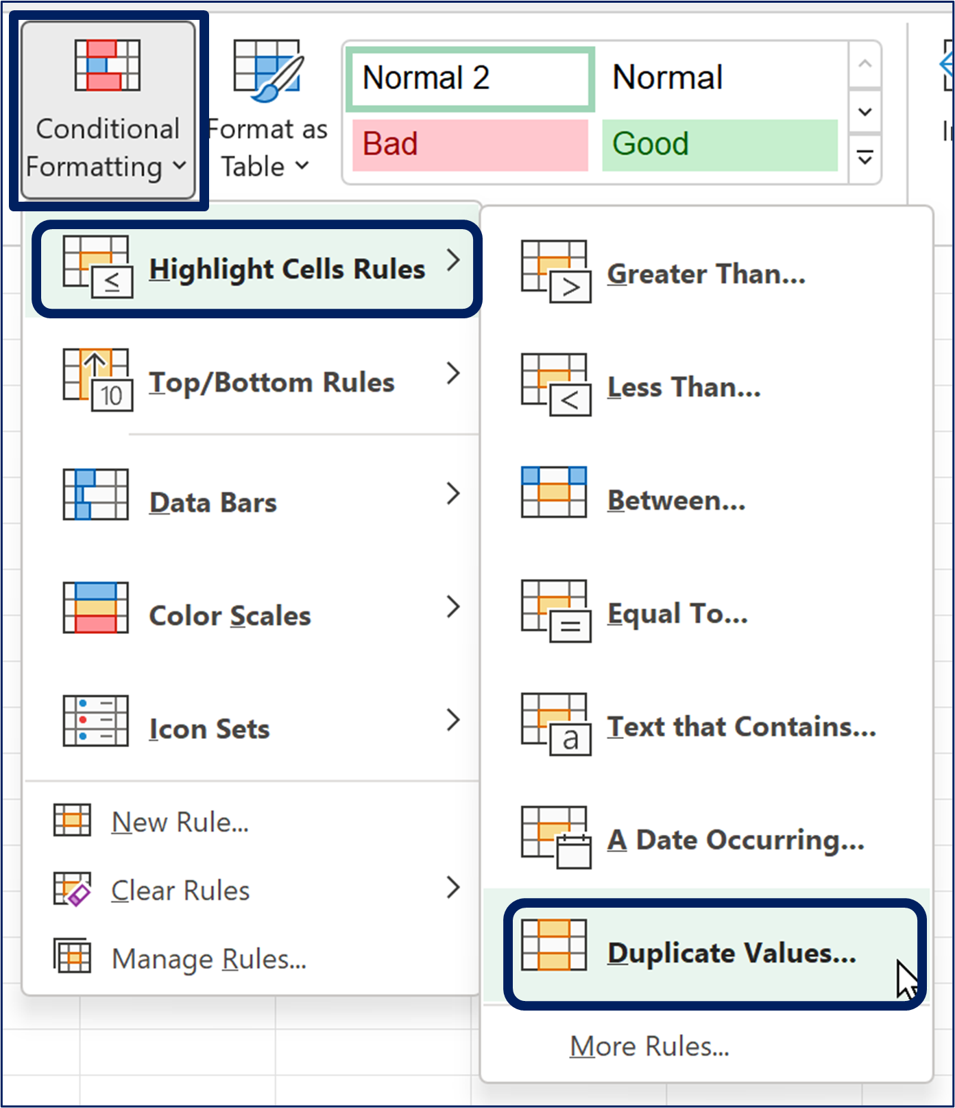 How To Highlight Duplicate Values In A Range | Excelbuzz.com - Awesome ...